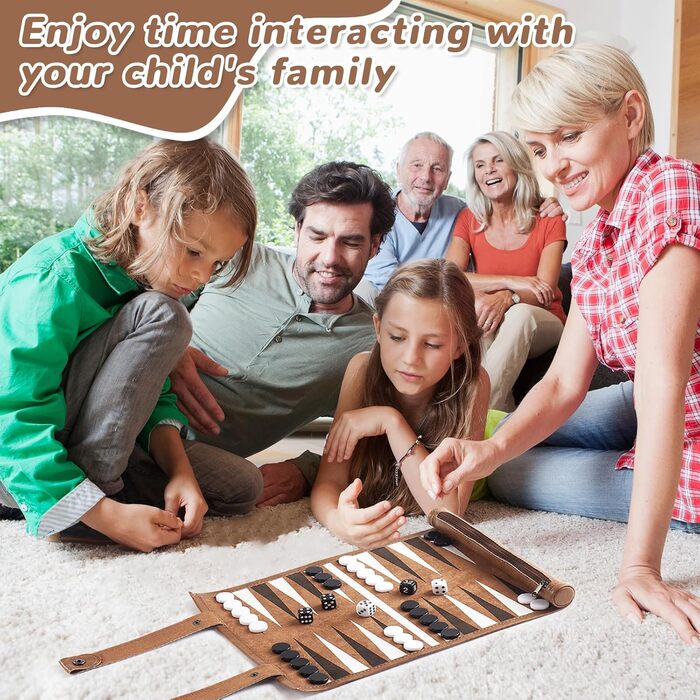 Набір для гри в шашки (бекґеммон), класичний набір для дорослих, розмір поля 32 x 26 см