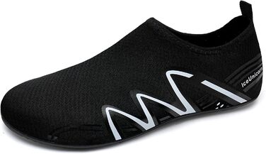 Чоботи для плавання IceUnicorn: зручні аквашузи для жінок та чоловіків, розмір 38/39 EU, колір чорний