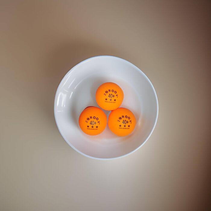 Набір тенісних кульок ZOROOX 40+ | 72 шт. | ABS, для гри в приміщенні та на вулиці