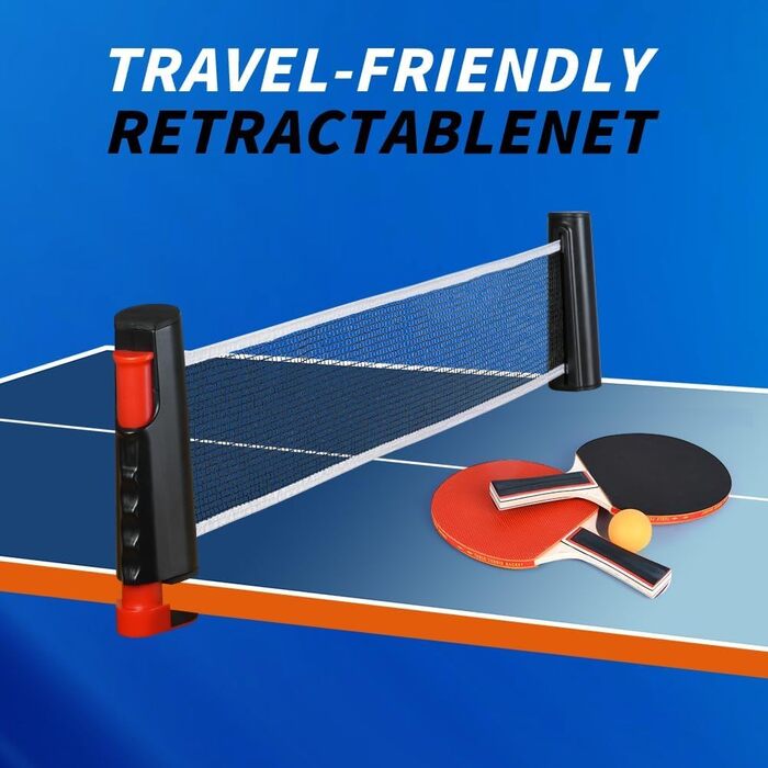 Набір для настільного тенісу Flintronic: 2 ракетки + 3 м'ячі, з сумкою для початківців та професіоналів