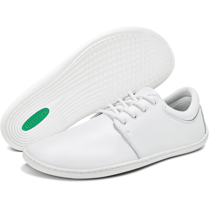 Чоловічі шкарпетки-мокасини Saguaro Noble II, розмір 36-48, білі, широка носка, підошва Zero-Drop