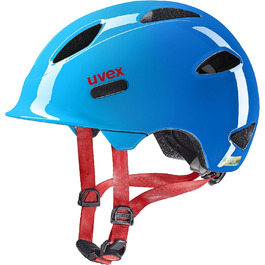 Дитячий велосипедний шолом uvex oyo, легкий, регулювання розміру, ocean blue, 45-50 см, можливість встановлення LED-світла