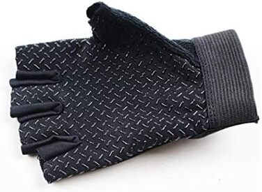 Дитячі велосипедні рукавички Long Keeper - півпальчикові, для катання на велосипеді, скейтборді, ролерблейдах, чорні