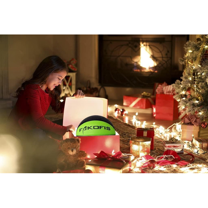 М'яч баскетбольний FAKOFIS, розмір 5/7, для вулиці та залу, тренування, підходить для дорослих та початківців (3 шт., зелений)