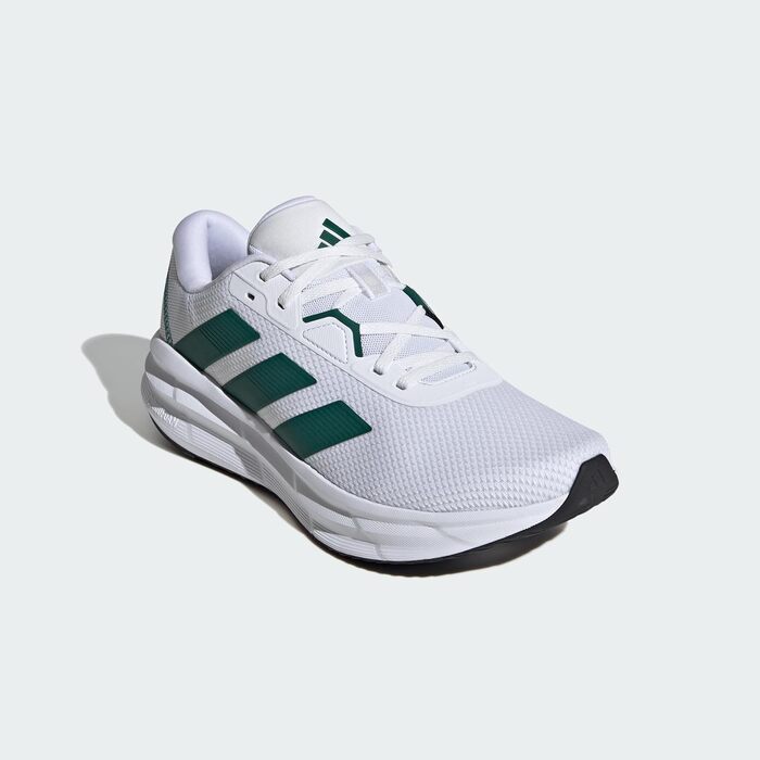 Кросівки для бігу Adidas Galaxy 7, білий/зелений/білий, 46 EU