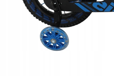 Дитячий велосипед 16 дюймів для хлопчика з кошиком, синій