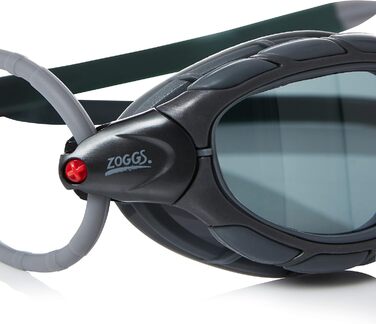 Окуляри для плавання Zoggs Predator для дорослих, антивідблискові, захист від УФ, антифог, зручна посадка, сірі
