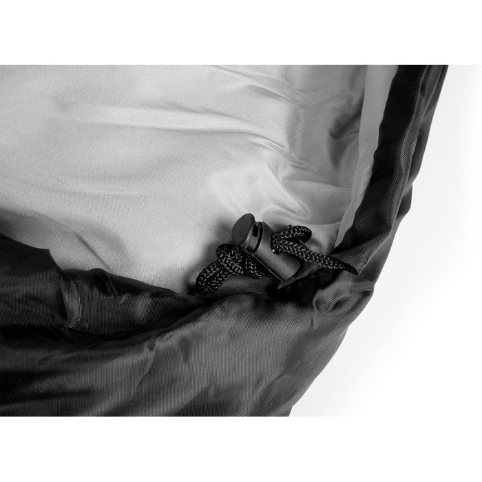 Сплячий мішок BESTIF для кемпінгу та відпочинку на природі: літній, водонепроникний, ультралегкий, компактний, 210x75 см, чорний