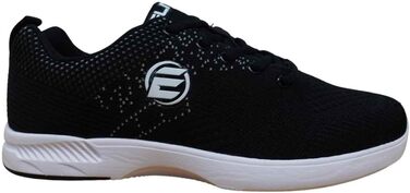 Жіноче взуття для боулінгу ELITE Comfort - універсальні підошви, ультралегка сітка, спортивний стиль (37 EU, Чорний)