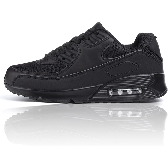 Кросівки для бігу Hitmars: чоловічі та жіночі, зручні, легкі, з повітряною подушкою, чорно-зелені, розміри EU36-EU47