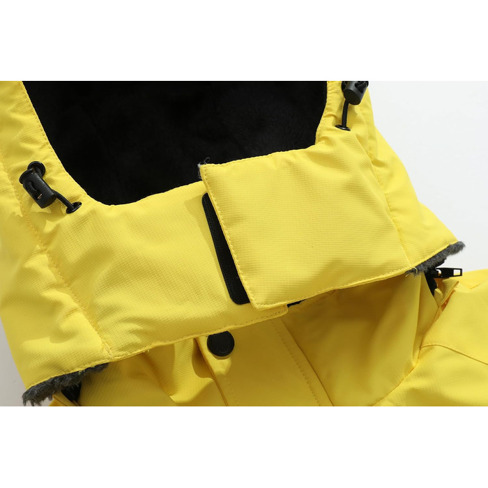 Чоловіча зимова куртка для сноуборду та лижного спорту, водонепроникна, вітрозахисна, з капюшоном, зелена (S, жовта)