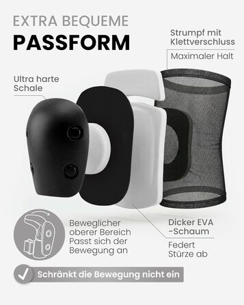 Захист для колін та ліктів 99FLIPS для дітей (3-12 років) - комплект для роликів, скейту, самокату (XS/S/M, чорний)