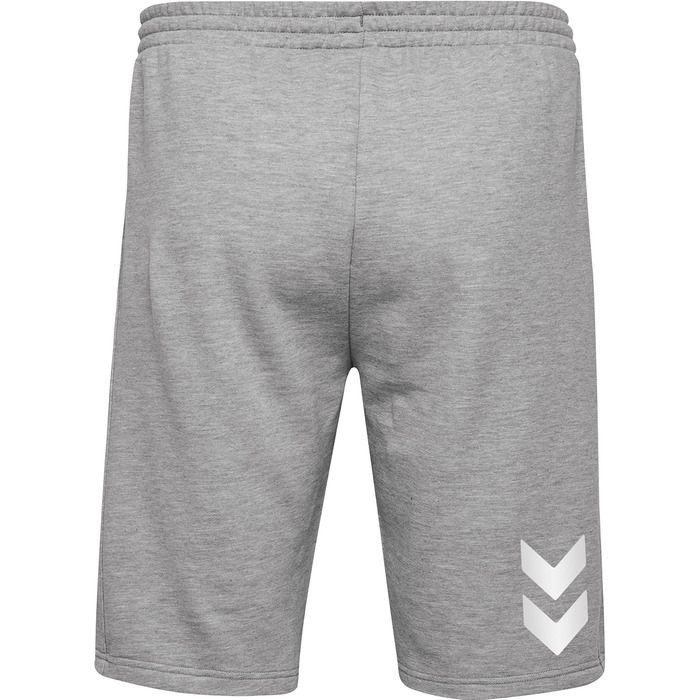 Чоловічі спортивні шорти Hummel Core Poly дихаючі, сірий меланж, розмір L