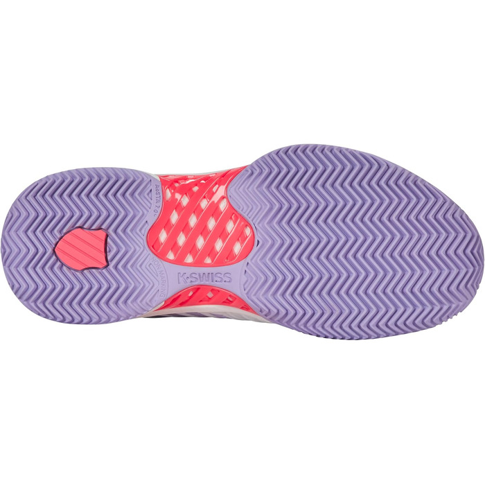 Жіноче тенісне взуття K-Swiss Express Light 3 (39.5 EU, білий, фіолетовий)