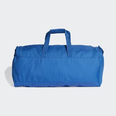 Спортивна сумка adidas Essentials Duffel унісекс, синя/біла