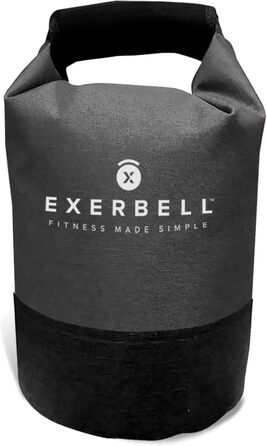 Регульована та складана гиря Exerbell 2-14 кг, водяний і піщаний мішок, сіра – обладнання для силових тренувань