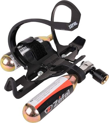 Фляготримач Zéfal Pulse Z2i з CO2-інфлятором і 2 балонами 25 г, чорний, універсальний