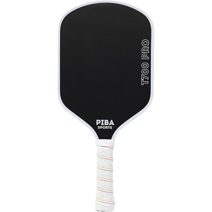Професійна ракетка для піклболу PIBA Sports PRO, T700 карбон, 16 мм стільникова структура, шорстка поверхня для топ-спіну, подовжена ручка, легка та точна, для досвідчених і професіоналів