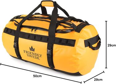 Водонепроникна сумка-рюкзак The Friendly Swede Sandhamn 30/60/90 л для подорожей, спорту та відпочинку