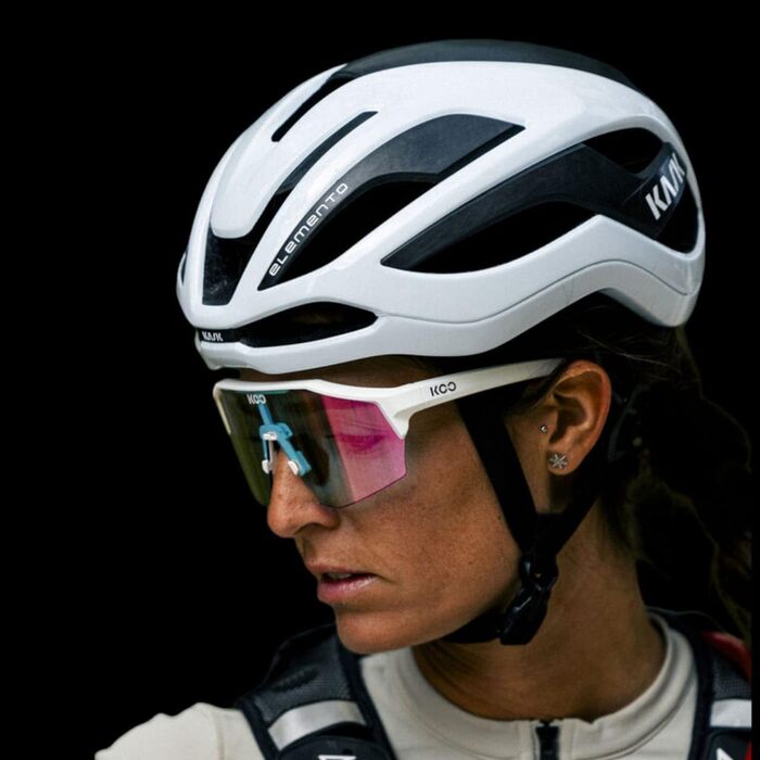 Велошолом Kask Elemento білий, розмір L (59-62 см)