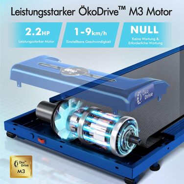 Walkingpad Laufband BLACK LORD SL9 - біговий доріжка, портативна, до 16 км/год, нахил до 9%, LED-дисплей, Bluetooth, для дому та офісу