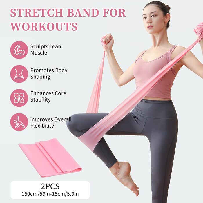 Набір для пілатесу на 10 частин: все необхідне для дому та занять на вулиці. Включає фітбол, кільце, стрічку та сумку для перенесення.