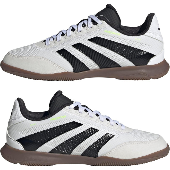 Дитячі футбольні бутси adidas Predator League Indoor для залу, розмір 34 EU, кольори: Cloud White, Core Black, Lucid Lemon