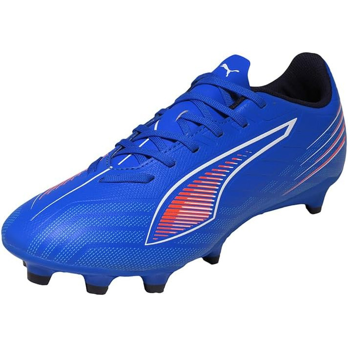 Жіночі футбольні бутси PUMA Ultra 6 Play FG/AG, 39 EU, блакитний/білий/червоний