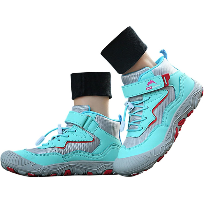 Дитячі трекінгові черевики Wanderschuhe: водонепроникні, зручні, для активного відпочинку (30 EU, небесно-блакитний)