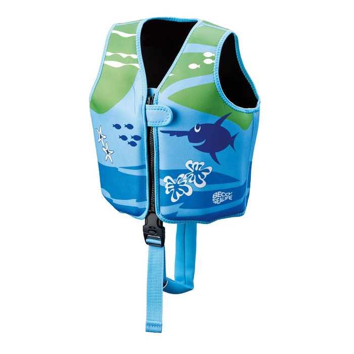 Дитячий рятувальний жилет Beco-Sealife 15-19 кг, синьо-зелений
