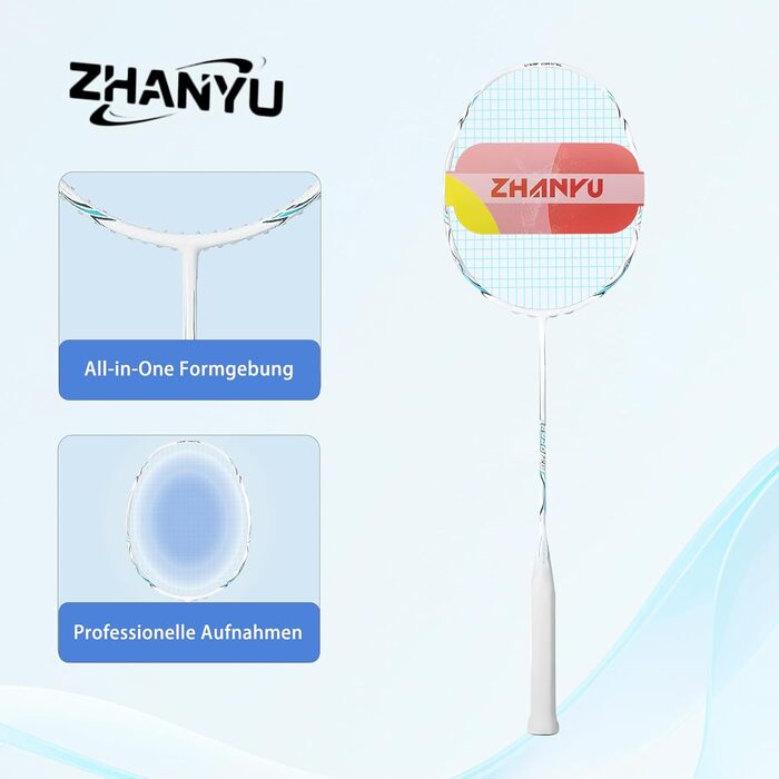 Набір для бадмінтону Federball: 2 ракетки, 2 волани, сумка. Вага 82г, карбон. (FD01)