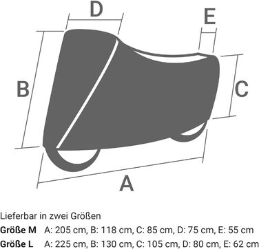 Чохол для мотоцикла Louis Indoor (XL-XXL) — еластичний, дихаючий, стійкий до розривів та пилу, захисний