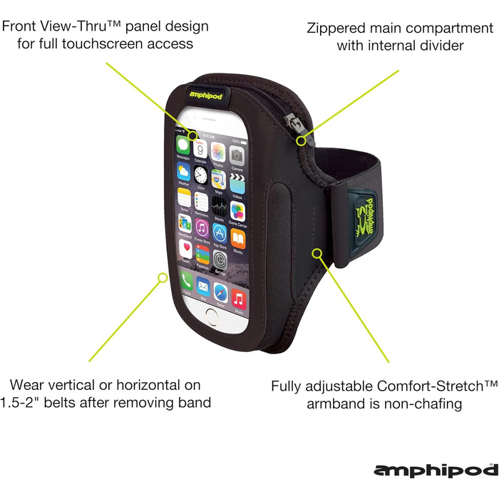 Браслет для рук Amphipod ArmPod SmartView Sumo Black (249), X-Large