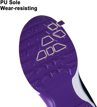 Жіночі кросівки для бігу Hitmars: спортивне взуття з повітряною подушкою, антиковзаючі, для бігу по вулицях, скандинавської ходьби, фітнесу. Розміри EU 36-46. Кольори: чорний, рожевий, червоний, помаранчевий, фіолетовий, білий.