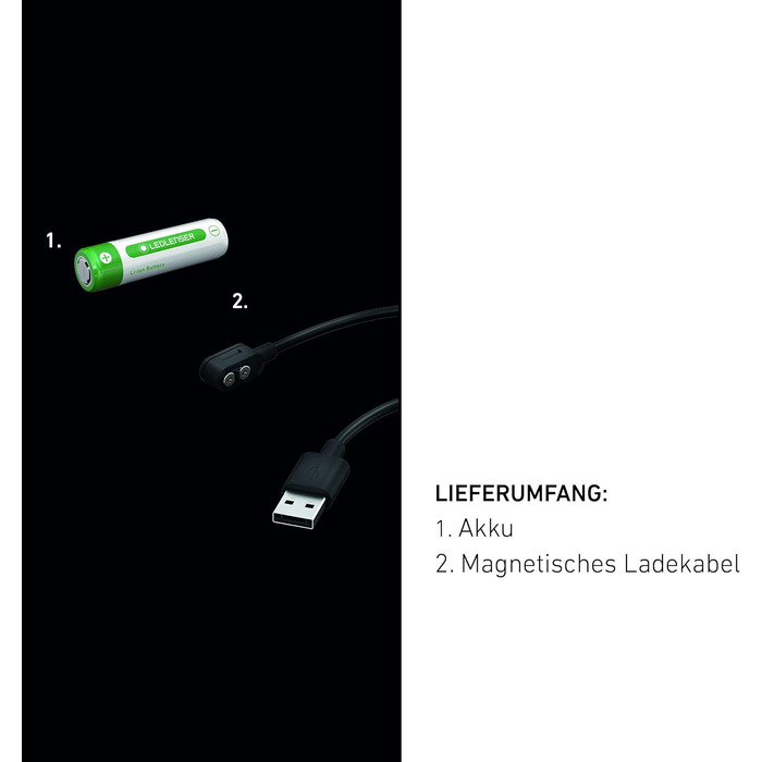 Ліхтар Ledlenser ML4, кемпінговий, акумуляторний, 300 люмен, 45 год, нейтральне світло, з магнітним кабелем USB