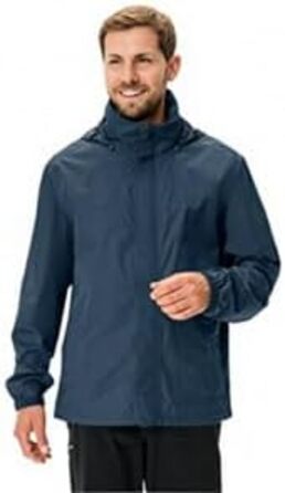 Чоловіча легка вітро- та водонепроникна куртка VAUDE Escape Light Jacket, дихаюча, колір Dark Sea Uni, розмір L