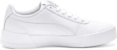 Кросівки жіночі Puma Carina Leather 39 EU білі з сріблом - оригінальні шкіряні кеди Puma
