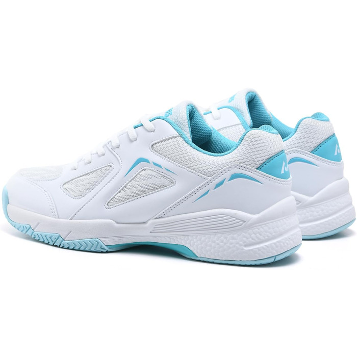 Жіночі тенісні кросівки P601, неслизькі, з амортизацією, стабілізуючі, дихаючі, біло-блакитні, 42 EU