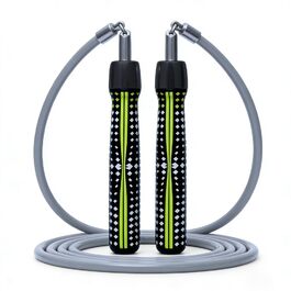 Вагінальне скакалка Hererope 250г з підшипниками, регульоване сталеве канатне скакалка для фітнесу та HIIT, чорна