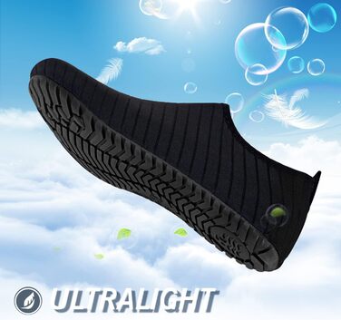 Водні черевики WateLves для жінок, чоловіків та дітей. Швидковисихаючі аквашузи для плавання, пляжу та серфінгу. Розмір 44/45 EU.