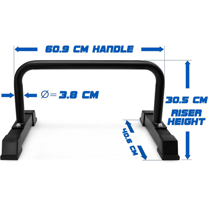 Паралелепи Yes4All для віджимань та витягувань, сталеві ручки з деревом, обладнання для калістеніки, фітнес, тренування з власною вагою