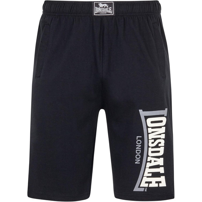 Чоловічі спортивні шорти Lonsdale Logo Jam, чорні