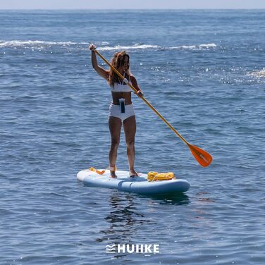SUP-дошка HUIIKE з аксесуарами: весло, сидіння-каяк, синя, для стоячого веслування, висока стійкість