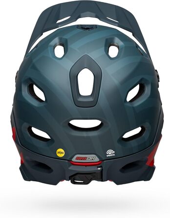 Шолом для даунхілу Bell Super DH Spherical Prime матовий синьо-червоний, розмір M