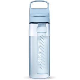 Фільтрована пляшка LifeStraw Go без BPA для води, подорожей і щоденного використання — очищення від бактерій, паразитів, мікропластику, покращення смаку