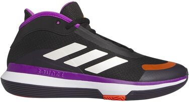 Кросівки Adidas Bounce Legends Low Unisex для баскетболу (44 2/3 EU, чорний/фіолетовий/чорний)