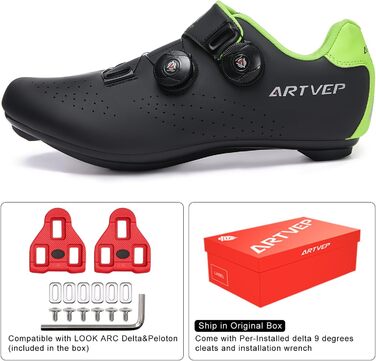 Велосипедні шкарпетки для чоловіків та жінок MTB, сумісні з педалями Look SPD SPD-SL Delta Lock, Peloton, білі (45 EU, чорний)