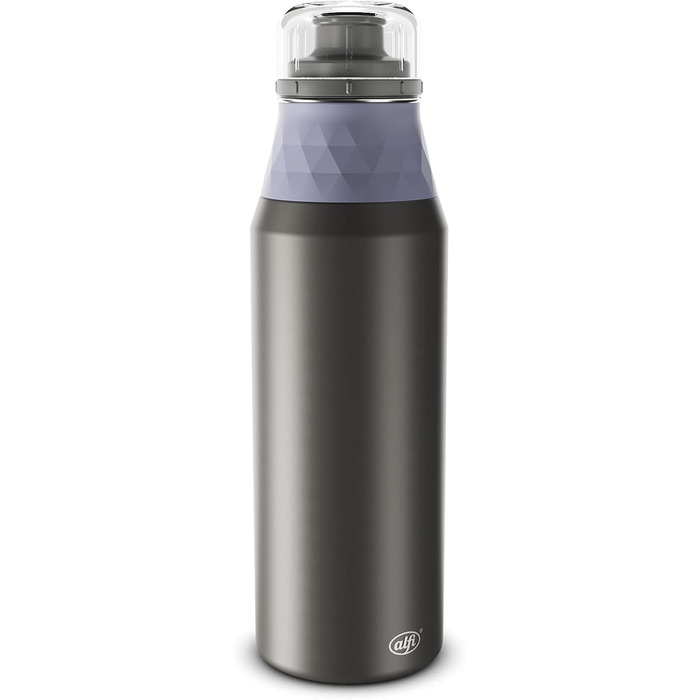 Термобутилка alfi ENDLESS BOTTLE 900 мл, лаванда, легка нержавіюча сталь, герметична з гвинтовою кришкою, для газованих напоїв, не залишає відбитків, можна мити в посудомийці, BPA-free