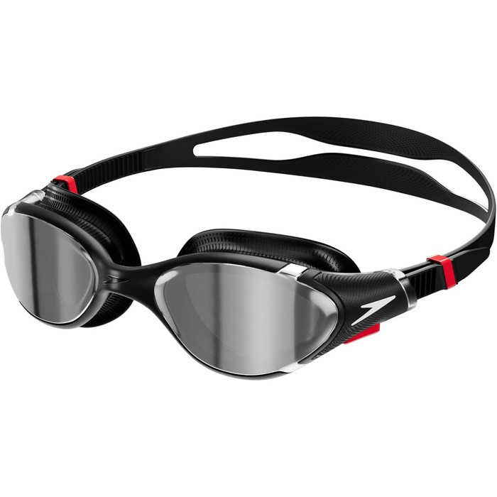 Унісекс окуляри для плавання Speedo Biofuse 2.0, дзеркальні, чорні, універсальний розмір