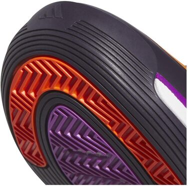 Кросівки Adidas Bounce Legends Low Unisex для баскетболу (44 2/3 EU, чорний/фіолетовий/чорний)